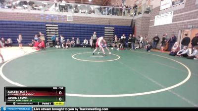 110 lbs Cons. Semi - Austin Yost, All In Wrestling Academy vs Jason Lewis, Grizzly Wrestling Club