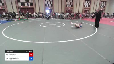 82 lbs Round Of 16 - Walker Martin, Pa vs Trevor Eggleston, Ny