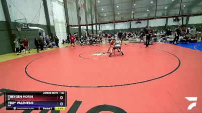 132 lbs Cons. Round 6 - Treygen Morin, ID vs Troy Valentine, WA