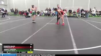 145 lbs Round 3 (8 Team) - Dakota Baum, Nebraska Blue vs Derek Hanson, South Dakota Frenzy