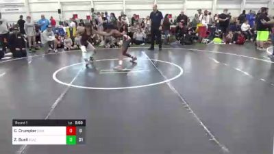 95 lbs Round 1 - Cameron Crumpler, Grindhouse Wrestling Club vs Zaiden Buell, Black Iron Society