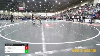 85 lbs Consi Of 8 #1 - Jaguar Madyun, SuperStar vs Lincoln Vann, Pacific Edge Wrestling