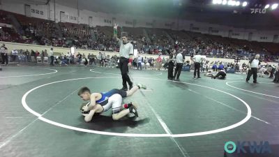 66 lbs Round Of 16 - Colton Graybill, Bridge Creek Youth Wrestling vs Hudson Boone, Woodland Wrestling Club