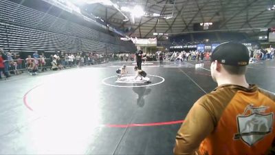 71 lbs Quarterfinal - Cooper Miller, Askeo International Mat Club vs Jaxson Nilson, Punisher Wrestling Company