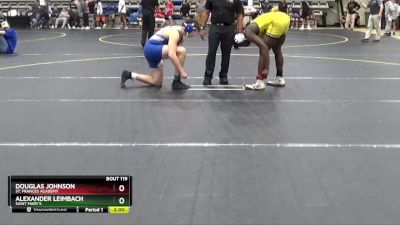 190 lbs Champ. Round 2 - Douglas Johnson, St. Frances Academy vs Alexander Leimbach, Saint Mary`s