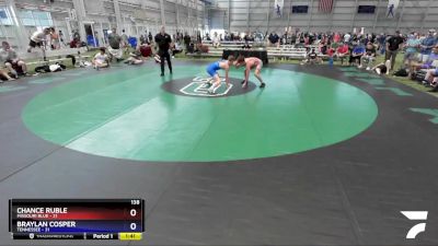 138 lbs 4th Wrestleback (16 Team) - Chance Ruble, Missouri Blue vs Braylan Cosper, Tennessee