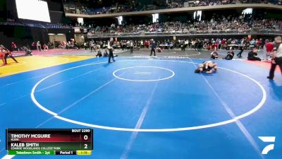 6A 132 lbs Semifinal - Kaleb Smith, Conroe Woodlands College Park vs Timothy McGuire, Klein