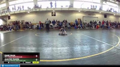 50 lbs Cons. Round 4 - Dane Paun, Rick Larsen Wrestling Club vs Hunter Panzik, Bulldog Premier Wrestling Club