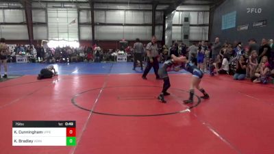 75 lbs Final - Keira Cunningham, Upper Township vs Kyra Bradley, Vernon Vikings