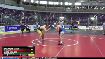 215 lbs Cons. Round 2 - Salvatore Cascio, St Anthonys vs Jacob Bennett, Horseheads Sr HS