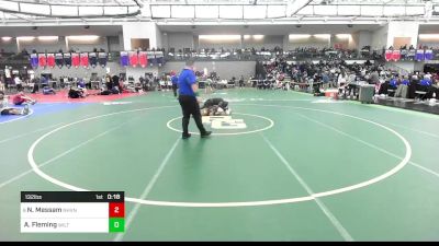 132 lbs Consi Of 4 - Nicole Messam, New Haven vs Amelia Fleming, Wilton