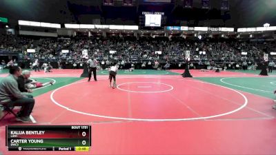 85 lbs Cons. Round 4 - Kalija Bentley, LAN1 vs Carter Young, DWC3