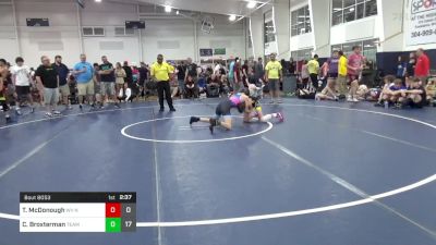 114 lbs Pools - Trey McDonough, WV North Central Elite - Vengeance vs Colin Broxterman, Team Gotcha