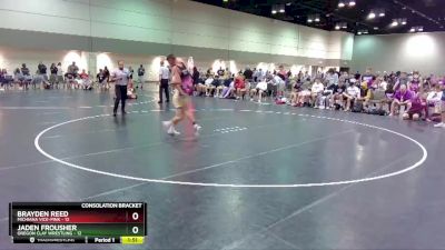 132 lbs Round 4 (16 Team) - Brayden Reed, Michiana Vice-Pink vs Jaden Frousher, Oregon Clay Wrestling