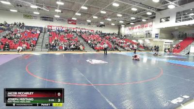 141 lbs Cons. Round 2 - Jacob McCarley, Western Colorado vs Joseph Misitano, New Mexico Highlands