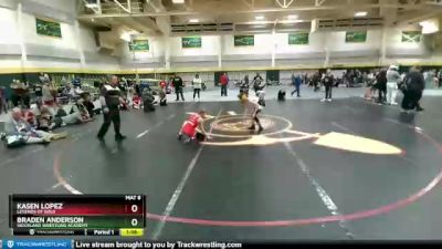 85 lbs 1st Place Match - Braden Anderson, Siouxland Wrestling Academy vs Kasen Lopez, Legends Of Gold