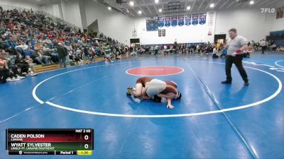 126 lbs Quarterfinal - Caden Polson, Laramie vs Wyatt Sylvester, Lingle-Ft. Laramie/Southeast