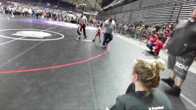 44-47 lbs Semifinal - Maximiliano Hunt, Moses Lake Wrestling Club vs Luka Rodriguez, Shelton Wrestling Club