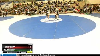 125 lbs Cons. Round 1 - Loren Semler, Carthage College vs Jacob Moore, Linfield University