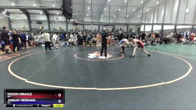 113 lbs Cons. Round 4 - Mason Miracle, OR vs Jordan Medrano, CA