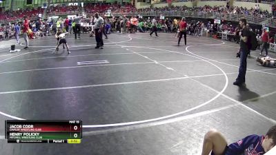 60 lbs Cons. Round 1 - Jacob Codr, Cavalry Wrestling Club vs Henry Policky, Mitchell Wrestling Club