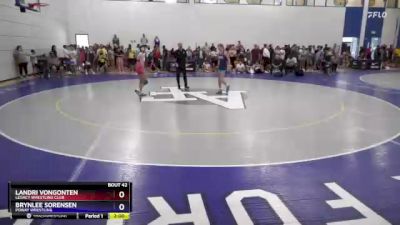 58 lbs Round 1 - Landri VonGonten, Legacy Wrestling Club vs Brynlee Sorensen, Poway Wrestling