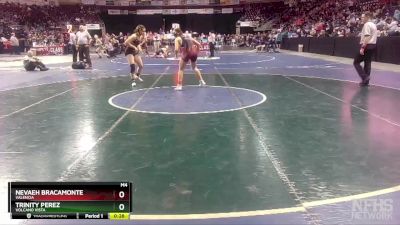 Girls 126 lbs Cons. Round 2 - Trinity Perez, Volcano Vista vs Nevaeh Bracamonte, Valencia