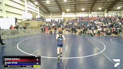 53 lbs Semifinal - Mason Novelli, AK vs Ryker Wylie, UT