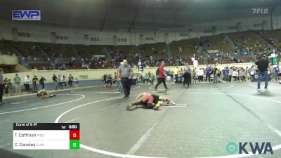 67 lbs Consi Of 8 #1 - Tucker Coffman, Piedmont vs Cruz Canales, Claremore Wrestling Club