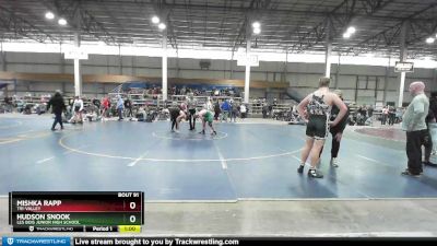 190 lbs Cons. Round 4 - Mishka Rapp, Tri-Valley vs Hudson Snook, Les Bois Junior High School