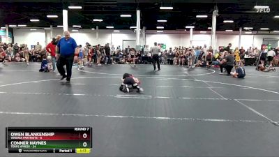 68 lbs Round 7 (8 Team) - Conner Haynes, Terps Xpress vs Owen Blankenship, Virginia Partriots