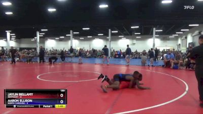 130 lbs Round 2 (6 Team) - Jaylin Bellamy, Kentucky vs Aaron Ellison, North Carolina