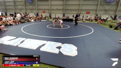 120 lbs Round 2 (6 Team) - Max Johnson, South Carolina vs Liam Lepp, North Dakota Red