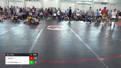 150 lbs Pools - Law Davlin, Ohio Gold 14K vs Javon LeTourneau, Jacket W.C.