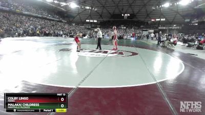 3A 138 lbs Cons. Round 2 - Malakai Childress, Marysville Pilchuck vs Colby Lingo, Ferris