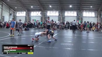 72 lbs Round 4 (6 Team) - Mason Brown, Olympia vs Evan Altshuler, Warhawks
