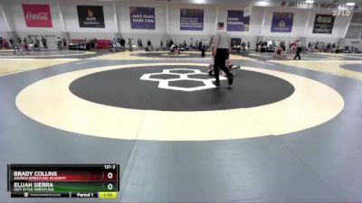 121-2 lbs Round 2 - Elijah Sierra, Izzy Style Wrestling vs Brady Collins, Askren Wrestling Academy