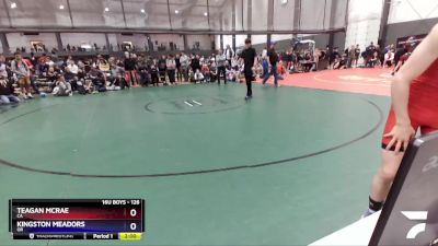 126 lbs Cons. Round 4 - Teagan McRae, CA vs Kingston Meadors, OR