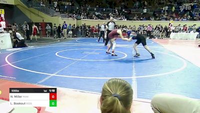 105 lbs Round Of 16 - Natalie Miller, Perry Girls Wrestling Club vs Lacey Bookout, Roosevelt Titans