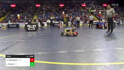 50 lbs Consy 1 - Kaden Harbarger, Hempfield vs Luke Bryant, Titusville