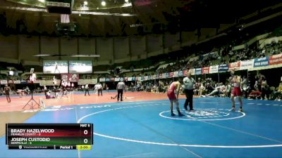 126 lbs Placement (4 Team) - Joseph Custodio, Kempsville vs Brady Hazelwood, Franklin County