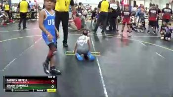 75 lbs Round 4 (6 Team) - Patrick Gefell, Steel Valley Psychos vs Brady Ramirez, Steel Valley