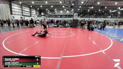 135 lbs Cons. Semi - Zahir Catlett, Tallwood Wrestling Club vs Shaun Aubrey, Liberty Bealton