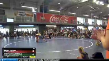 70 lbs Finals (2 Team) - Eriah Erusky, Alabama Elite Gold vs Greysan Bardinelli, Panda Wrestling Academy