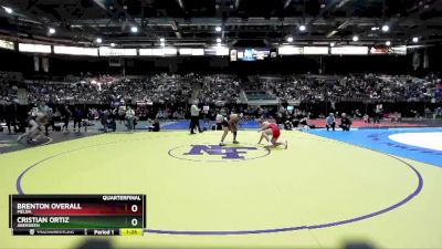 2A 220 lbs Quarterfinal - Cristian Ortiz, Aberdeen vs Brenton Overall, Melba