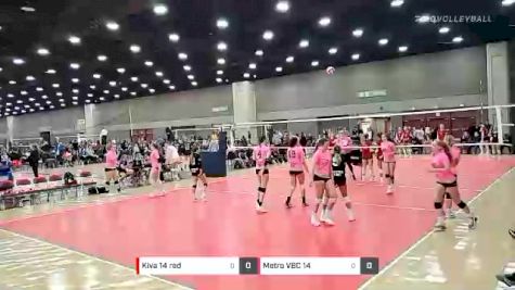 Kiva 14 red vs Metro VBC 14 - 2022 JVA World Challenge presented by Nike - Expo Only
