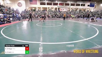 125 lbs Quarterfinal - Sara Ortega, Toppenish vs Alexis Erwin, Swamp Monsters