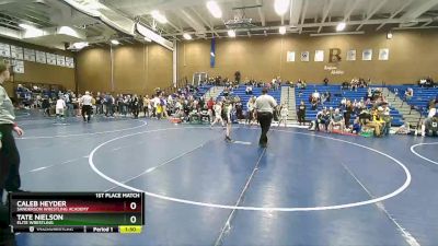 67 lbs 1st Place Match - Tate Nielson, Elite Wrestling vs Caleb Heyder, Sanderson Wrestling Academy