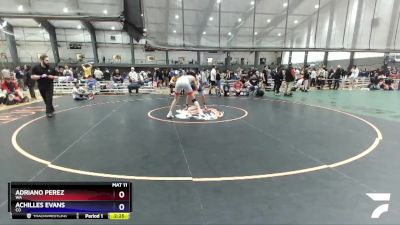 165 lbs Cons. Round 6 - Adriano Perez, WA vs Achilles Evans, CO