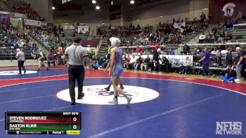 6A 126 lbs Quarterfinal - Daxton Kline, Har-Ber vs Steven Rodriguez, Jonesboro